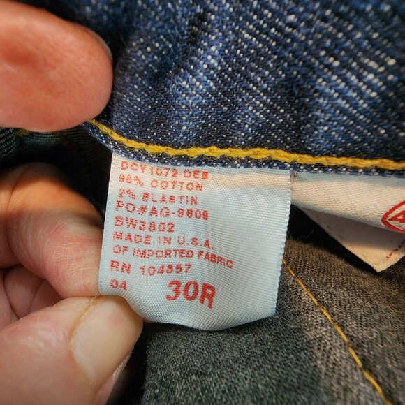 Adriano Goldschmied The Club Y2k Low Rise Boot Cut Flare Jeans MADE IN USA sz 30 - Picture 7 of 11